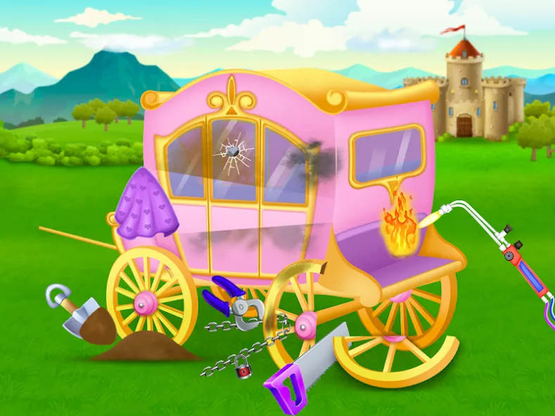 Princess house cleaning advent Mod APK Много денег — Скачать на Андроид — скриншот 2