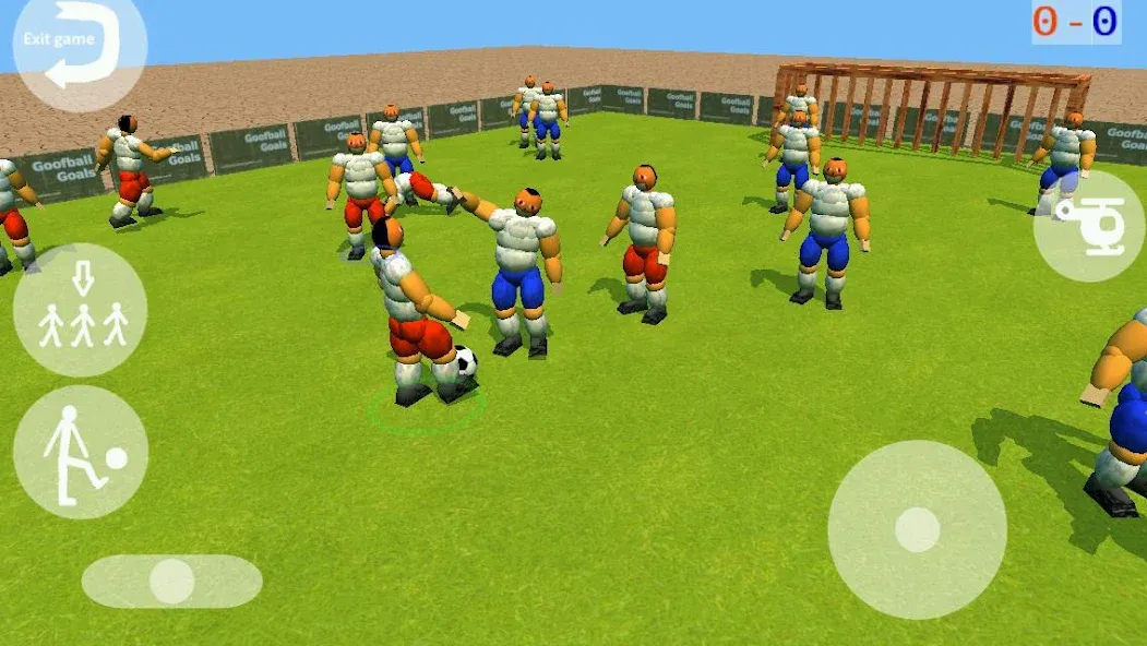 Goofball Goals Soccer Game 3D — Много денег — скриншот 1