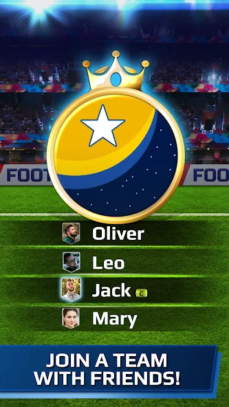 Football Rivals: Soccer Game — Мод: Много энергии — скриншот 2