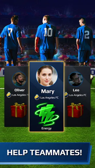Football Rivals: Soccer Game — Мод: Много энергии — скриншот 4