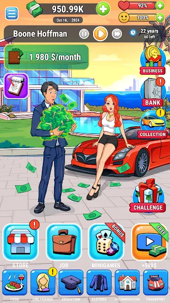 Rich Inc. Business & Idle Life MOD APK — Много денег — скриншот 5