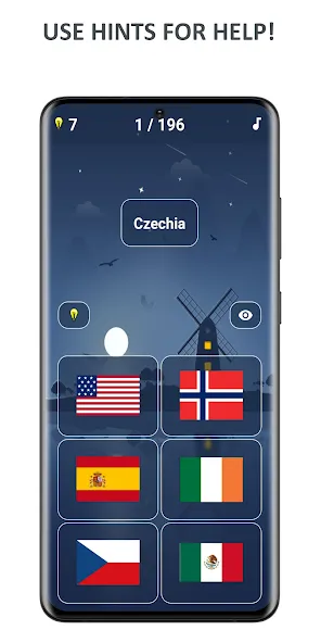 Flags of World Countries Quiz — Все уровни открыты — скриншот 4