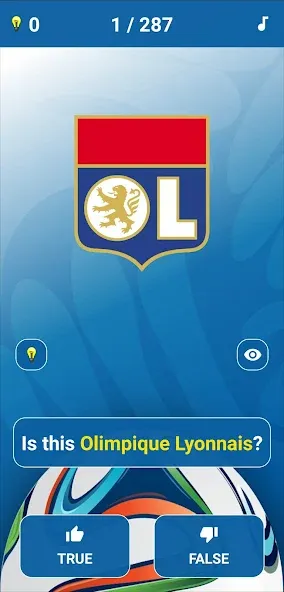 Soccer Clubs Logo Quiz MOD — Все уровни открыты на Андроид — скриншот 2