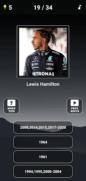 Скачать Formula 1:Guess F1 Driver Quiz — Модификация Все уровни разблокированы — скриншот 4 Скачать Formula 1:Guess F1 Driver Quiz — Модификация Все уровни разблокированы — скриншот 4