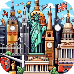 Скачать взломанную Capitals of the World - Quiz 1 — Все уровни открыты и без рекламы