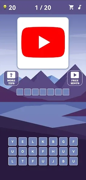 Logo Quiz: Guess the Brand MOD APK на Android — Взлом на бесконечные подсказки — скриншот 1 Logo Quiz: Guess the Brand MOD APK на Android — Взлом на бесконечные подсказки — скриншот 1