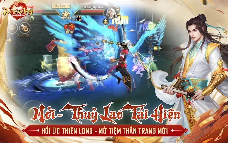 Tân Thiên Long Mobile — Много денег — скриншот 4