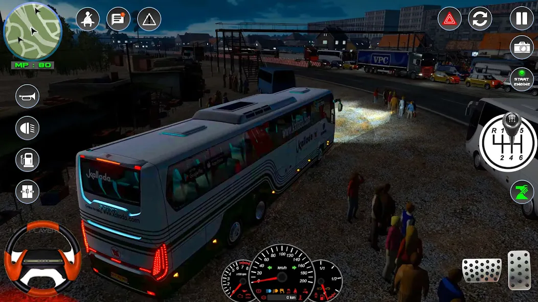 Bus Simulator 2023 - City Bus MOD APK — Много денег и без рекламы — скриншот 1