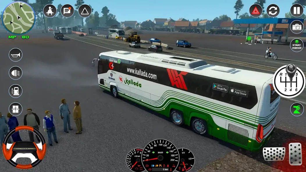 Bus Simulator 2023 - City Bus MOD APK — Много денег и без рекламы — скриншот 4
