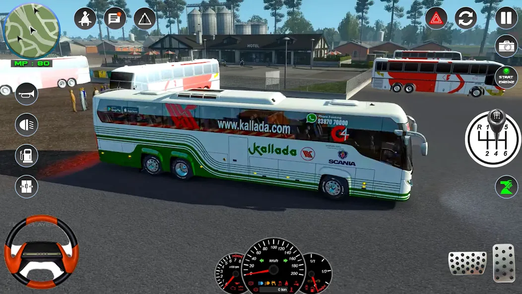 Bus Simulator 2023 - City Bus MOD APK — Много денег и без рекламы — скриншот 5