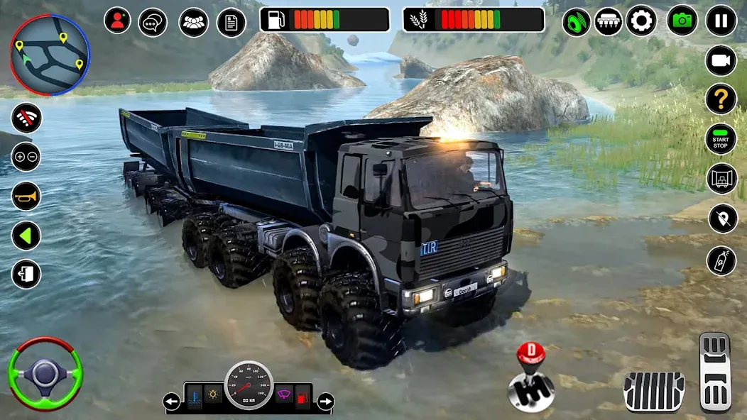 Offroad Mud Truck Simulator 3D (Мод Много денег) — скриншот 2 Offroad Mud Truck Simulator 3D (Мод Много денег) — скриншот 2