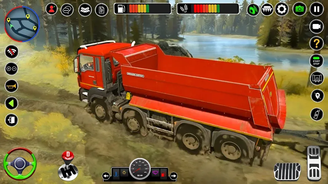 Offroad Mud Truck Simulator 3D (Мод Много денег) — скриншот 4 Offroad Mud Truck Simulator 3D (Мод Много денег) — скриншот 4