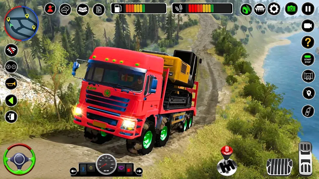 Offroad Mud Truck Simulator 3D (Мод Много денег) — скриншот 5