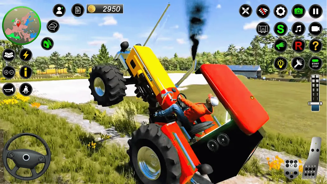 Скачать Real Farmer Tractor Drive Game (Мод: Много денег) на Андроид — скриншот 1