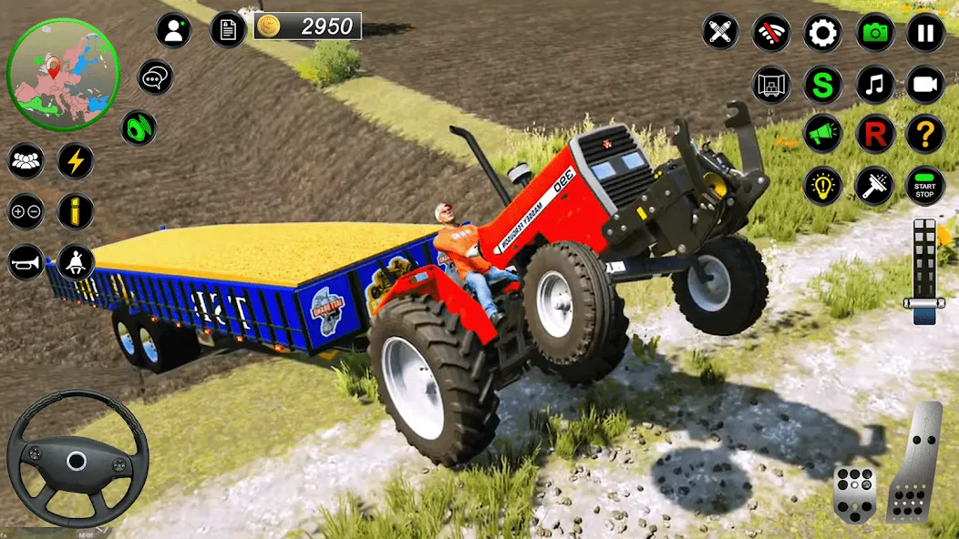 Скачать Real Farmer Tractor Drive Game (Мод: Много денег) на Андроид — скриншот 2