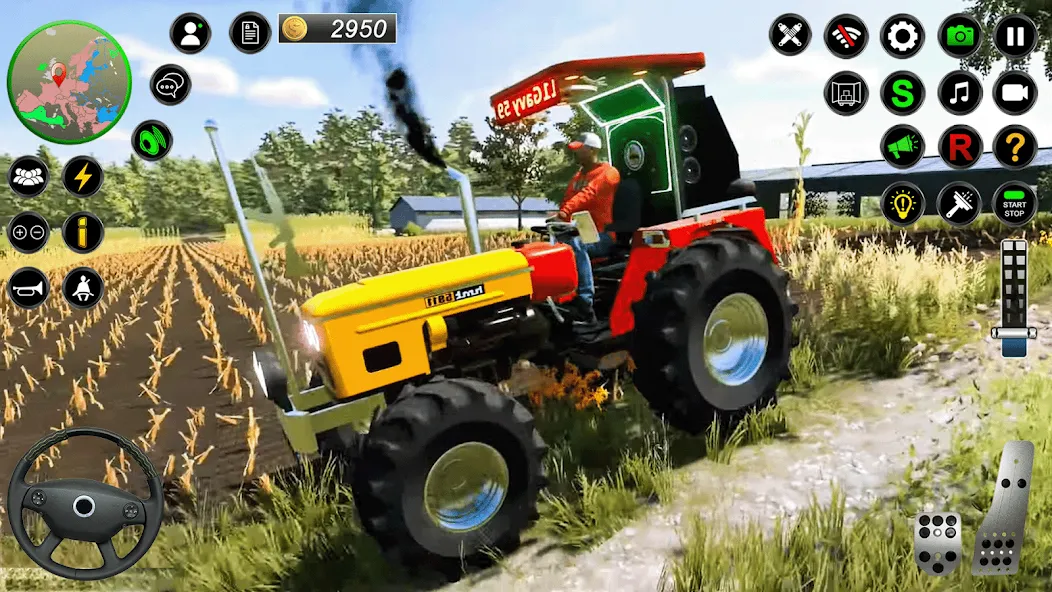Скачать Real Farmer Tractor Drive Game (Мод: Много денег) на Андроид — скриншот 3
