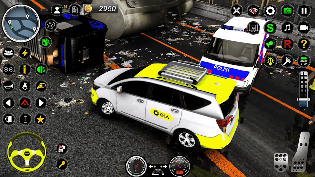 City Taxi Games Taxi Simulator MOD — Много денег на Андроид — скриншот 2