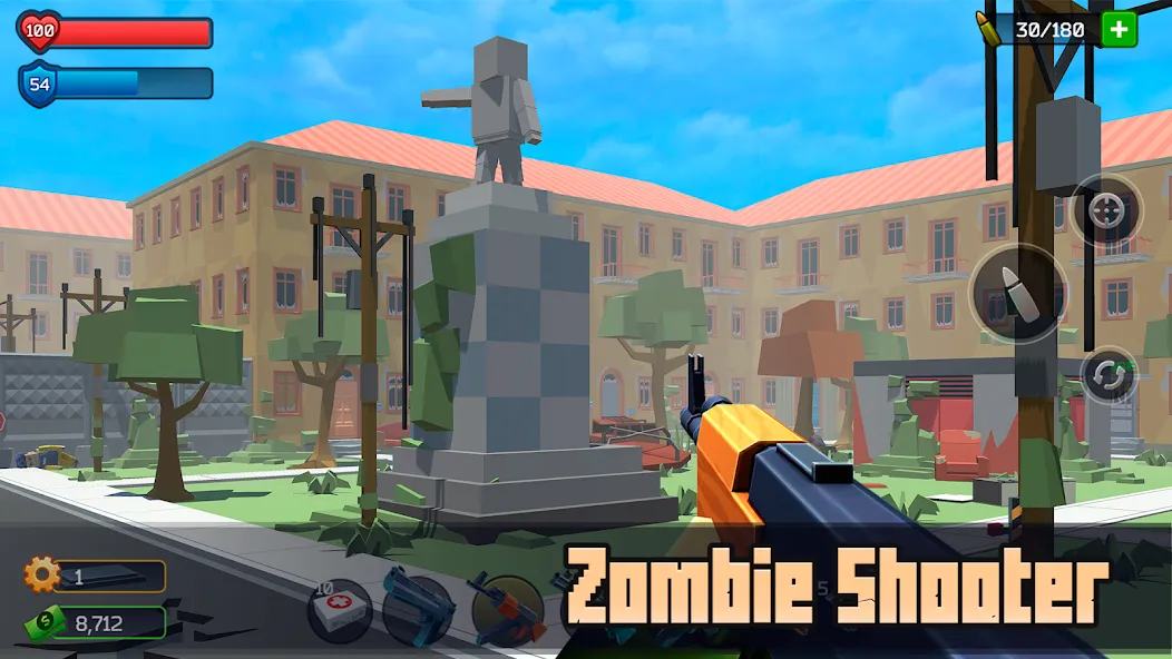 Скачать Pixel Combat: Zombies Strike — Модификация Много денег — скриншот 5