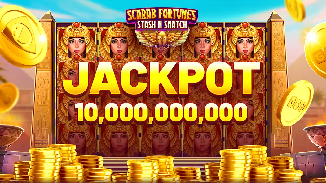 Взлом GSN Casino: Slot Machine Games — Множество денег — скриншот 5