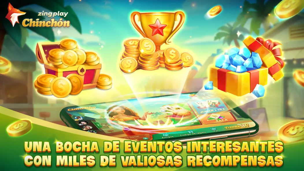 Скачать ChinChón Zingplay Juego Online — Модификация Много денег — скриншот 2