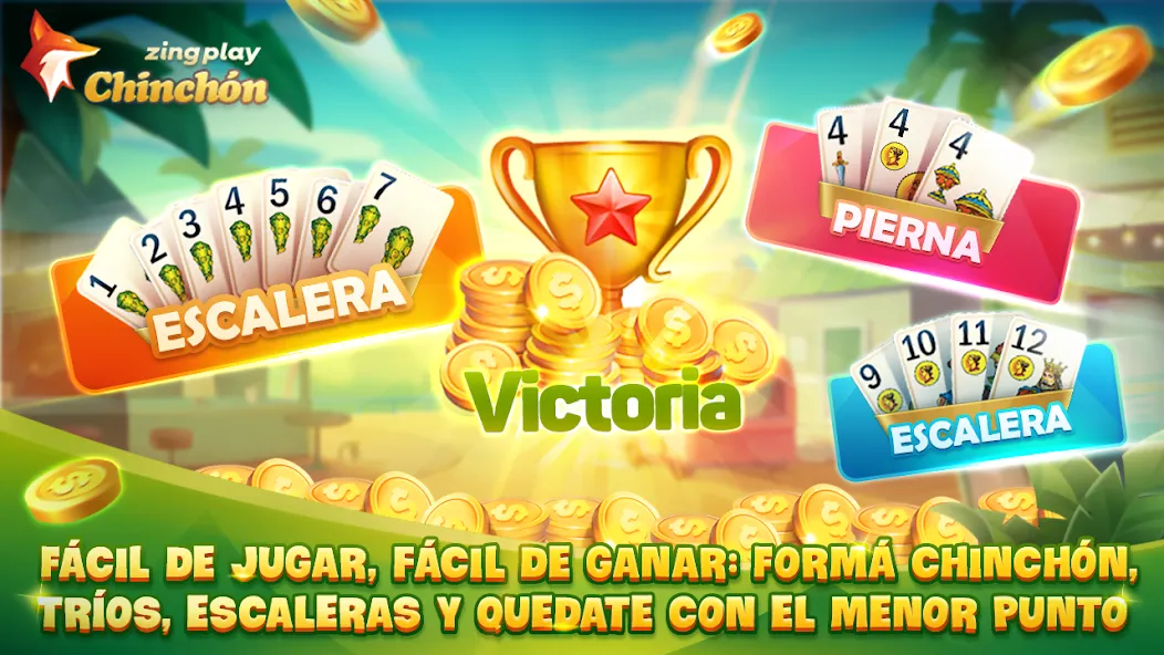 Скачать ChinChón Zingplay Juego Online — Модификация Много денег — скриншот 3