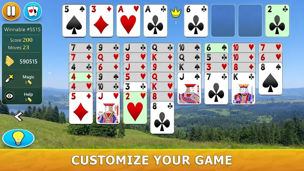 Скачать FreeCell Solitaire - Card Game MOD APK — Без рекламы — скриншот 4
