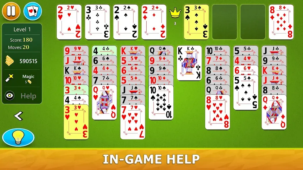 Скачать FreeCell Solitaire - Card Game MOD APK — Без рекламы — скриншот 5