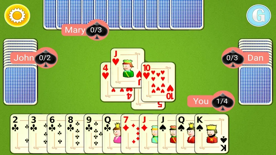 Spades Mobile на Андроид — Все открыто — скриншот 5