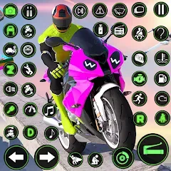 Racing Bike Stunt Games Master MOD — Много денег на Андроид