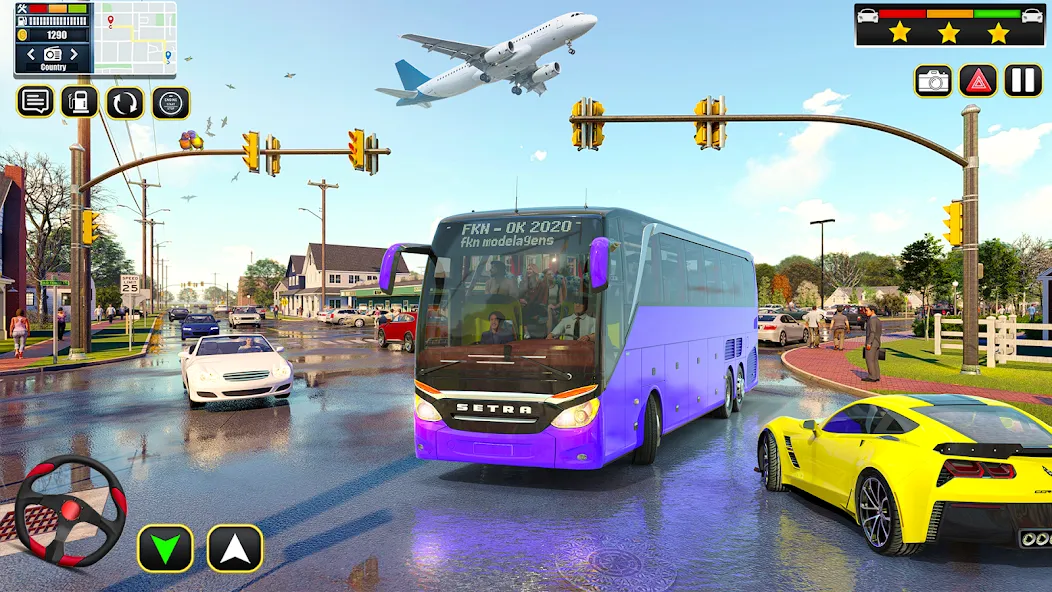 City Bus Simulator Bus Games на Андроид — Много денег и всё разблокировано — скриншот 2