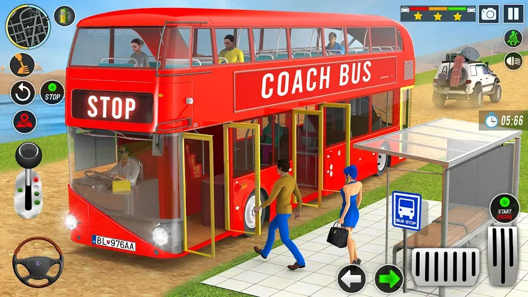 City Bus Simulator Bus Games на Андроид — Много денег и всё разблокировано — скриншот 3