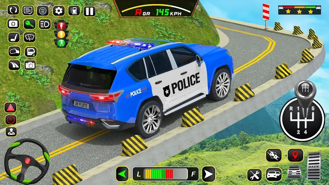 Police Car Driving School Game на Андроид — Мод Много денег — скриншот 3 Police Car Driving School Game на Андроид — Мод Много денег — скриншот 3