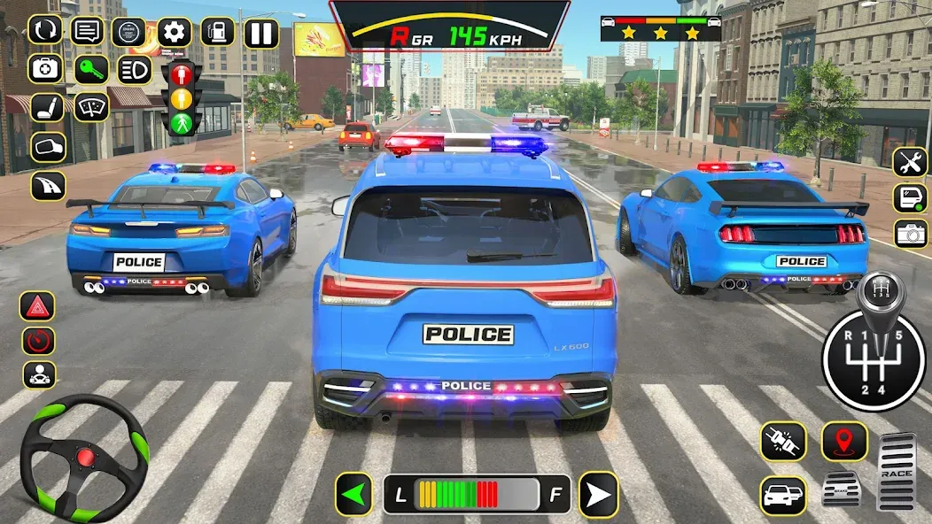 Police Car Driving School Game на Андроид — Мод Много денег — скриншот 4 Police Car Driving School Game на Андроид — Мод Много денег — скриншот 4