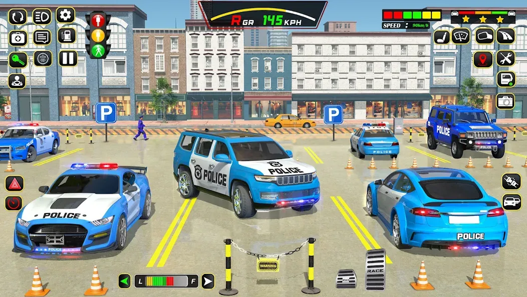 Police Car Driving School Game на Андроид — Мод Много денег — скриншот 5