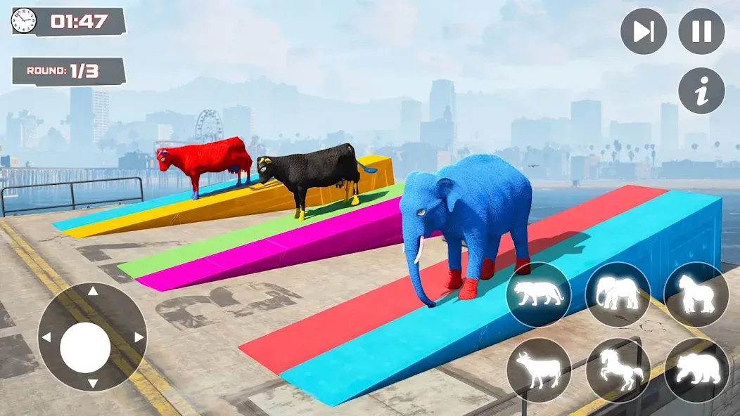 Взломанная GT Animal 3D: Racing Game на Андроид — Много денег — скриншот 2