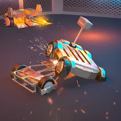 Взломанная Scrap Robot Fighting на Андроид — Много денег