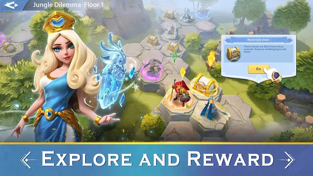 Infinity Kingdom MOD APK — Много ресурсов и ускорение строительства — скриншот 4