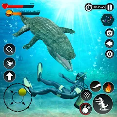 Hungry Animal Crocodile Games — Взломанная версия (Много денег)