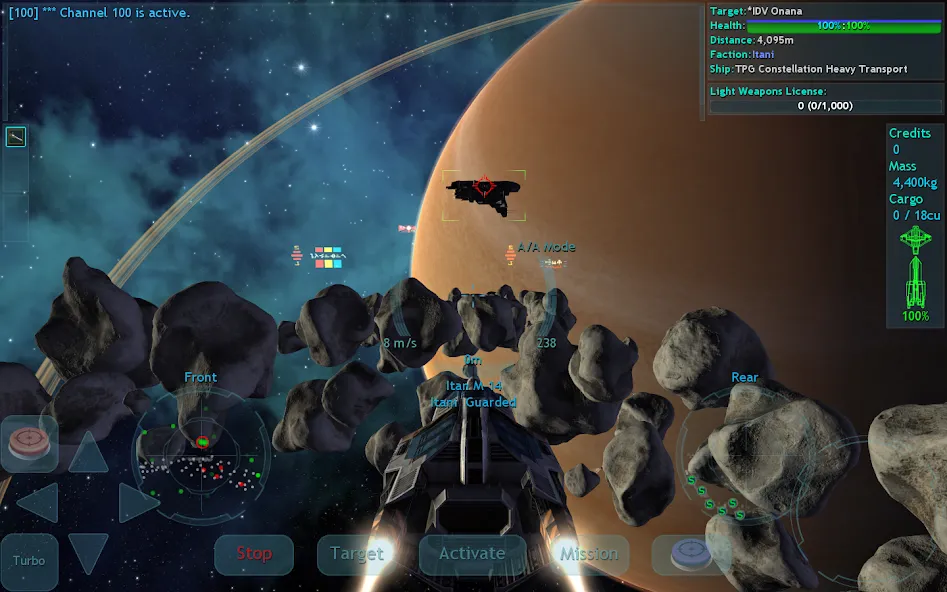 Скачать Vendetta Online (3D Space MMO) на телефон — Взлом на много денег — скриншот 3