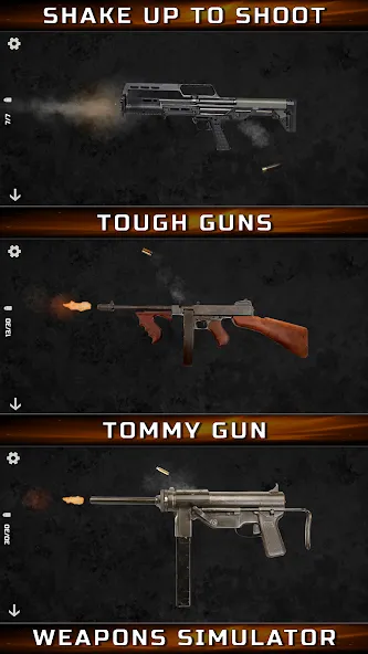 Gun Simulator : Tough Guns MOD APK — Все пушки разблокированы — скриншот 5