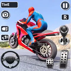 Скачать Spider Bike Stunt 3D Mega Ramp на телефон — Много денег и без рекламы