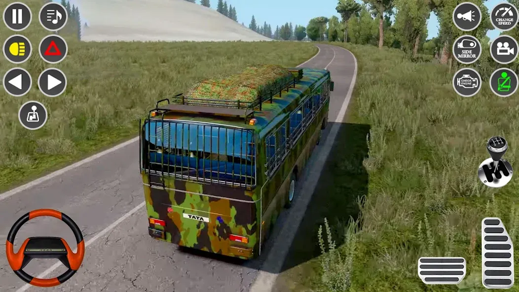 US Military Coach Simulator 3D Mod APK Много денег — Скачать на Андроид — скриншот 3