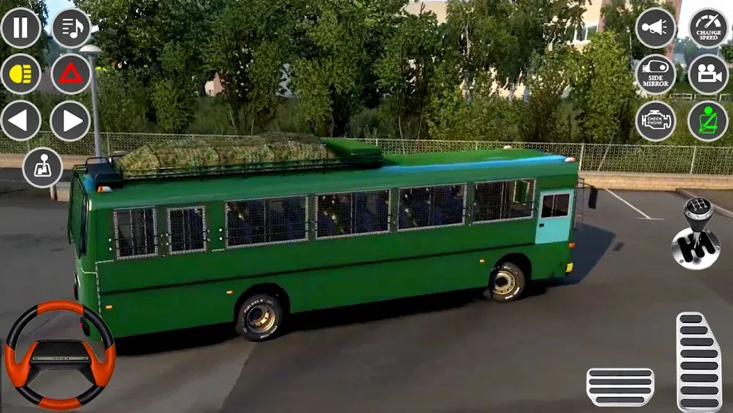 US Military Coach Simulator 3D Mod APK Много денег — Скачать на Андроид — скриншот 4