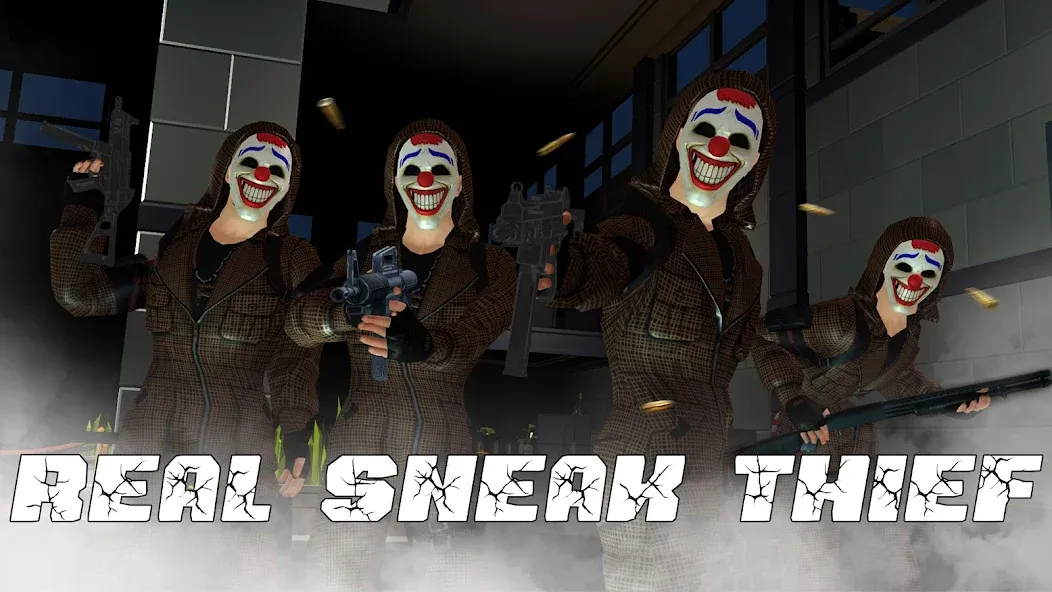 Real Sneak Thief Simulator 3D — Взломанная версия (Много денег) — скриншот 4