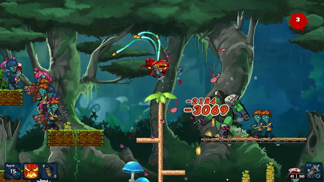 Скачать взлом Zombie Killer: Doomsday Hero на Андроид — Много денег — скриншот 1