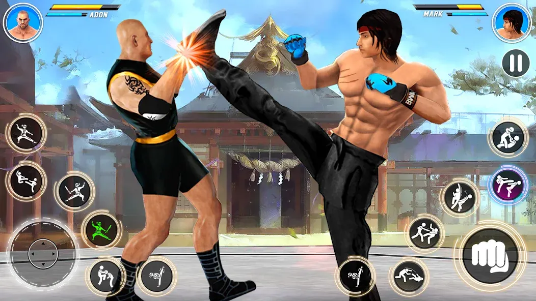 Скачать Kung Fu karate: Fighting Games с модом — Много денег — скриншот 3