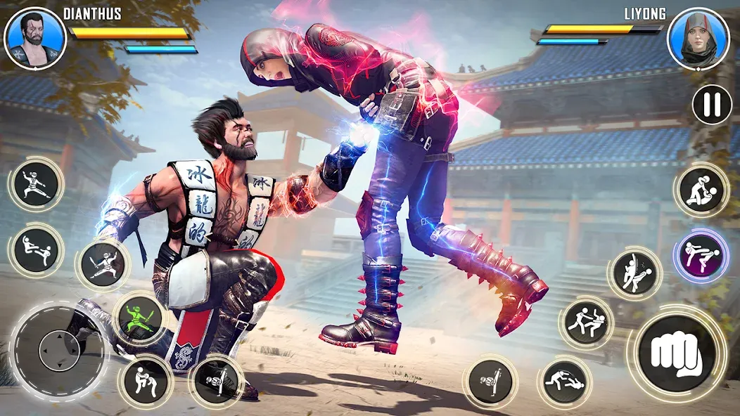 Скачать Kung Fu karate: Fighting Games с модом — Много денег — скриншот 5