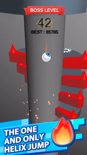 Скачать Helix Jump на Android — Много денег — скриншот 1