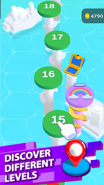 Скачать Helix Jump на Android — Много денег — скриншот 3