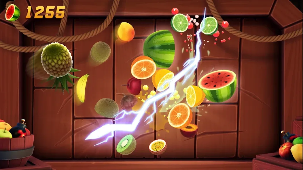 Скачать взломанную Fruit Ninja 2 Fun Action Games — Много денег и кристаллов — скриншот 1 Скачать взломанную Fruit Ninja 2 Fun Action Games — Много денег и кристаллов — скриншот 1